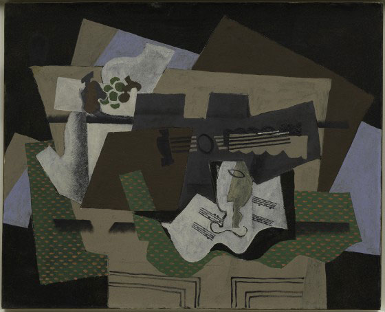 Georges Braque Violon et palette, 1 septembre 1909 Huile sur toile 91,7 x 42,8 cm Solomon R. Guggenheim Museum, New York 54.1412 © VEGAP, Bilbao, 2016