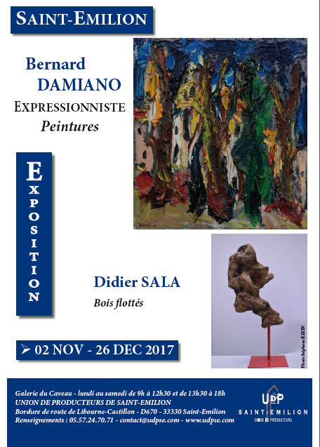 Exposition Bernard Damiano Union de Producteurs de Saint-Emilion