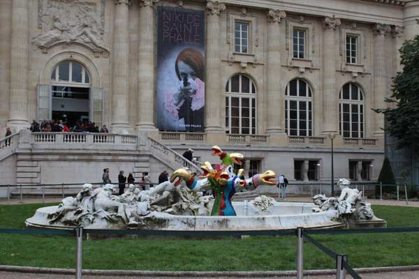 Photo entrée exposition Niki de Saint-Phalle Grand Palais -photo Patrick H. Reynolds