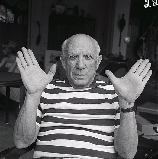 Pablo Picasso in 1960 Photo by Douglas Glass, © J.C.C. Glass