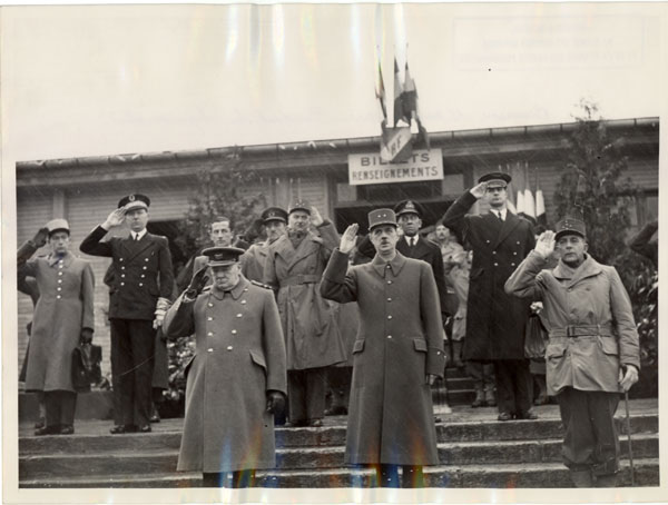 De Gaulle et Churchill le 13 novembre 1944