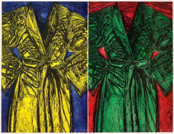 Jim Dine Kindergarten Robes, 1983 Woodcut 59 x 73 inches Edition of 75 Signed and numbered DIX146B