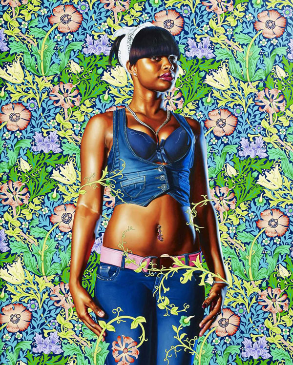 Kehinde Wiley  China Samantha Nash, 2013  Signed and dated on the reverse  Oil on canvas 173 x 143 cm | 60 x 48 in.  Provenance Stephen Friedman Gallery, London  Private collection