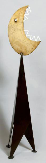BUDDY DI ROSA Sans titre, acier soudé Signé et numéroté en creux, H:126,5 cm