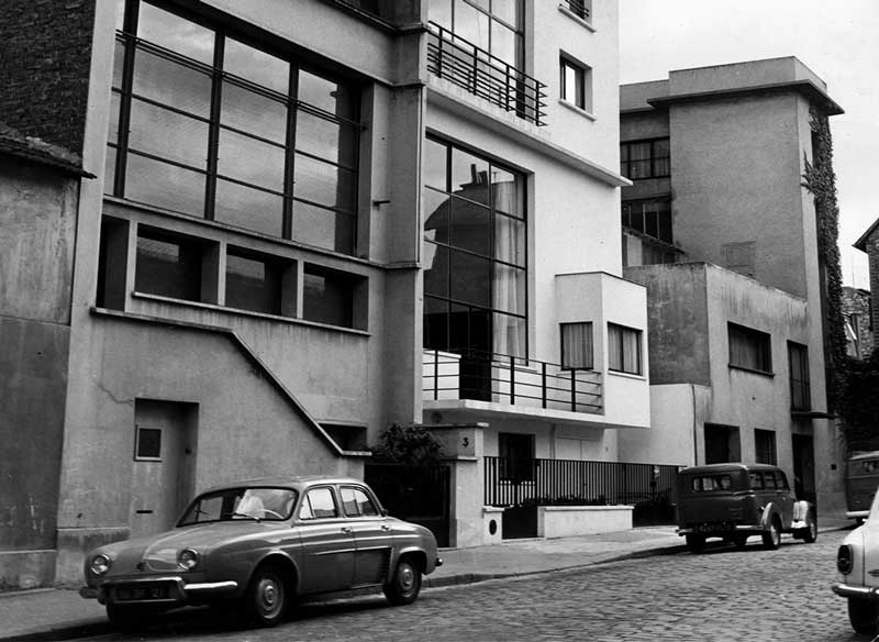 La maison-atelier de Nicolas de Staël, qui deviendra celle d'Hans Hartung (rue Gauguet à Paris, dans les années 50). Photographe: Willy Maywal. ©Fondation Hartung Bergman