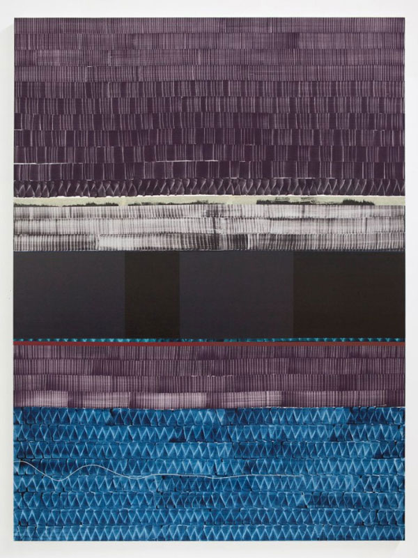 Juan Uslé Soñe que revelabas (Don), 2019. Vinyl, dispersion and dry pigment on canvas. 305 x 227 cm. © Juan Uslé / Courtesy Galerie Lelong & Co.