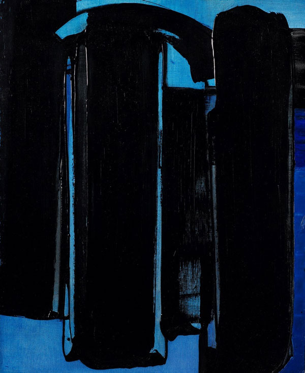 PIERRE SOULAGES Peinture 100 x 81 cm, 1975 Oil on canvas 100 x 81 cm | 39.4 x 31.9 in