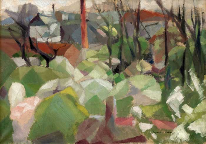 Jacques Villon. Étude pour Puteaux, No. 3, 1912. Oil on canvas