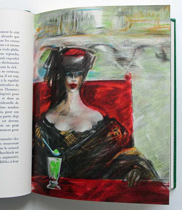 Baudelaire Les paradis artificiels Lithographies couleur de Michèle Salmon