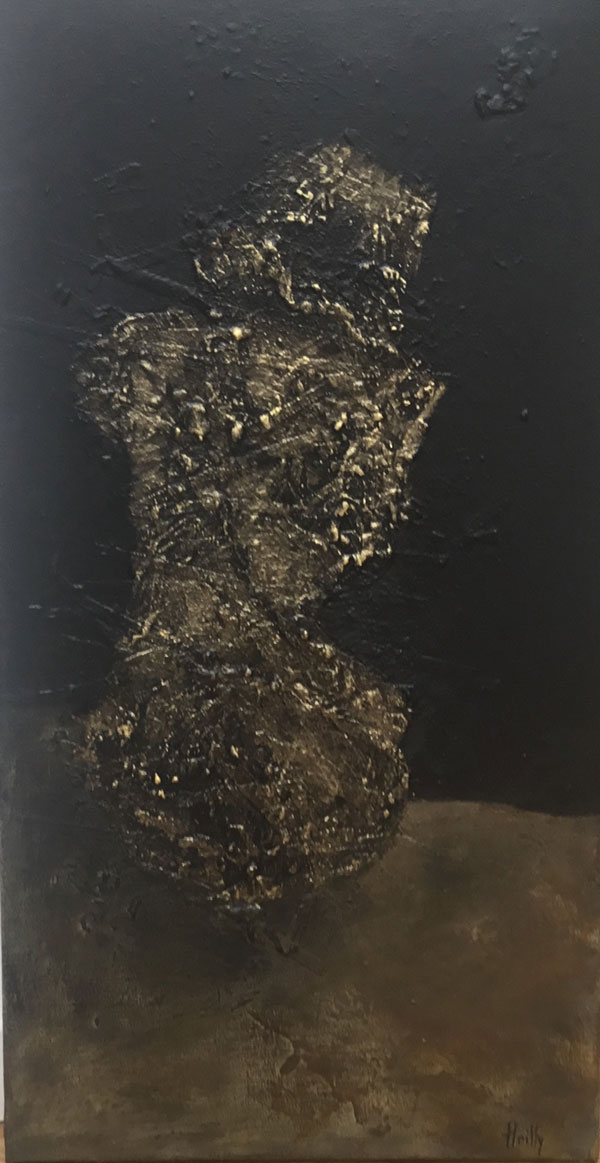 Monique HOILLY-ANDURAND Acrylique sur toile REF 3128 Dim. 40 x 80 cm