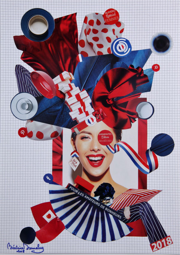 Béatrice Donneley collage 50 x 35,5 cm idea 35 juin 2018