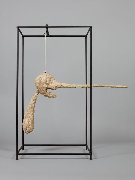 Alberto Giacometti, Le Nez, 1947-49 Plâtre 43,6 × 9 × 61,6 cm Fondation Giacometti, Paris © Succession Alberto Giacometti / 2018, ProLitteris, Zurich