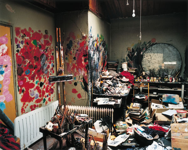 Francis Bacon's 7 Reece Mews studio, London, 1998 Photographed by Perry Ogden © The Estate of Francis Bacon. All rights reserved / 2018, ProLitteris, Zurich
