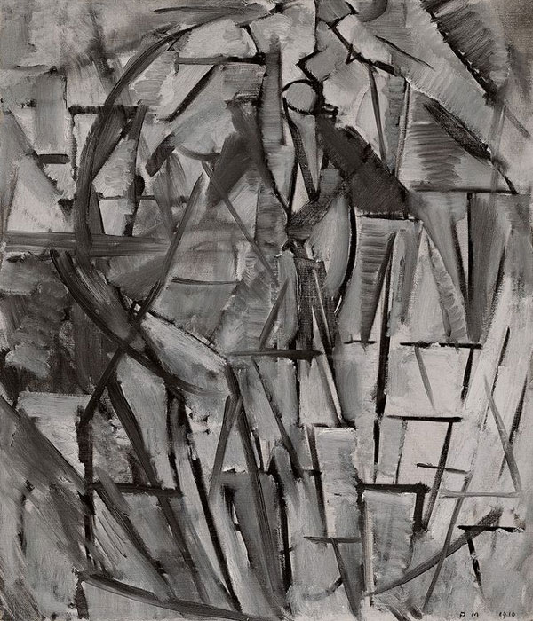 Piet Mondrian Eukalyptus, 1912 Huile sur toile, 60,0 x 51,0 cm Fondation Beyeler, Riehen / Bâle, Collection Beyeler © Mondrian / Holtzman Trust c/o HCR International Warrenton, VA USA Photo : Robert Bayer, Bâle