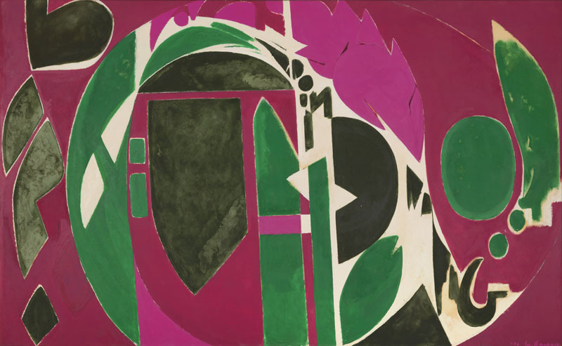 Lee Krasner Palingenesis, 1971 Oil on canvas 208.3 × 340.4 cm Pollock-Krasner Foundation, New York © The Pollock-Krasner Foundation Courtesy Kasmin Gallery, New York