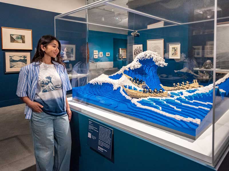 Jumpei Mitsui LEGO Hokusai 'The Great Wave off Kanagawa