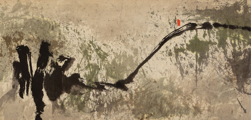 Fong Chung Ray sans titre 1964 encre sur papier 59 x 119 cm collection privee © Fong Chung Ray