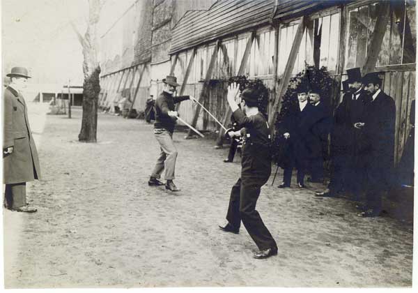 BRANGER M. (XIX-XXème) photo d'un Duel
