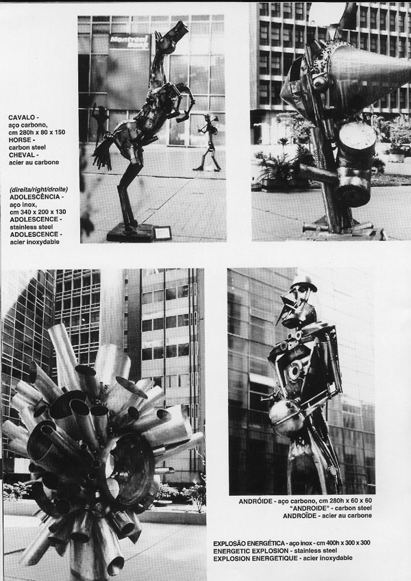 Lucio Bittencourt a eu une rétrospective dans les rues de Sao Paulo en 1992
